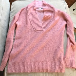 Pink J Crew sweater